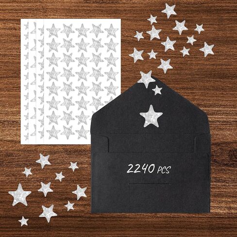 1056 PCS Metallic Gold Star Shaped Foil Labels Stickers (Each Measures 3/8" in Diameter) in Saudi Arabia
