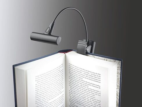 K&M König & Meyer 12241.000.55 Music Stand Light LED FlexLight | Adjustable Lamp | Clip to Stand/Table/Trays/Books | Portable Lamp | Carry Case/Batteries Incl. | German Made | Black in Saudi Arabia