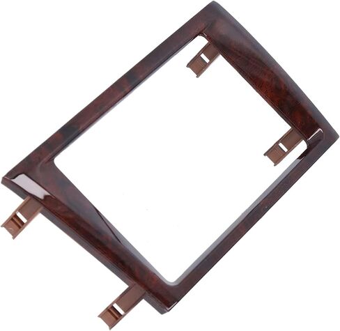 Central Console Frame, 2?Din Radio Fascia Car Stereo Navigation Refitted Dash Panel Kit Frame Mahogany Fit for Avalon 2000?2004 in Saudi Arabia