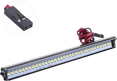 Super Bright RC LED Light Bar RC Roof LED Lamp Kit for 1/10 Traxxas TRX4 Slash 2WD 4X4 Axial SCX10 & SCX10 II Arrma Redcat Gen7 Gen 8 RC Rock Crawler Car (Type 1) in Saudi Arabia