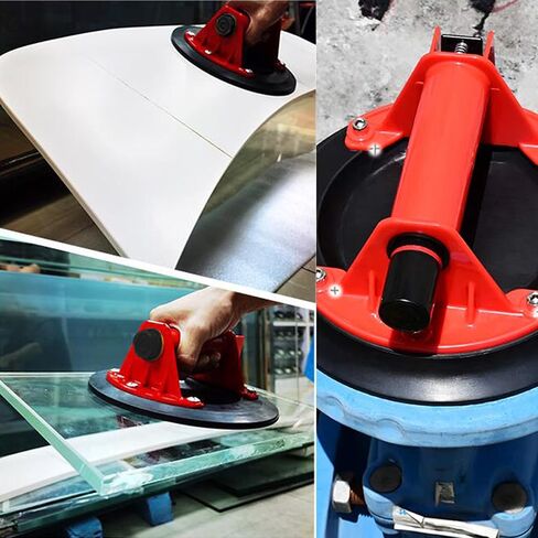8" Glass Suction Cups for Granite & Glass Liftingwith Carrying Case 243lbs Large Load Capacity for Lifting Glass Granite,Tiles,Window,Floor,Replace Auto Windshield in Saudi Arabia