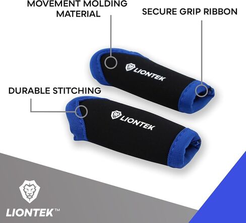 LIONTEK Single Finger Sleeve Pair - Sports Compression Finger Sleeve for BJJ, MMA, Basketball, Weight Lifting, and More (X-Large) in Saudi Arabia