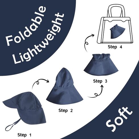 2 Pack Baby Sun Hats Toddler Beach Hat for Girls Boys 0-4 Years | UPF 50+ in Saudi Arabia