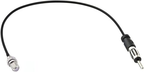 supmory F to AM/FM Adapter RG174 Coax Cable 12 inches Pigtail Jumper RF coaxial Cable for Radio Antenna in Saudi Arabia