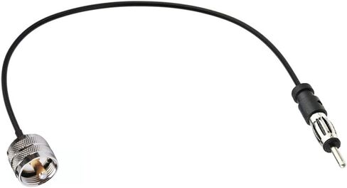 supmory F to AM/FM Adapter RG174 Coax Cable 12 inches Pigtail Jumper RF coaxial Cable for Radio Antenna in Saudi Arabia