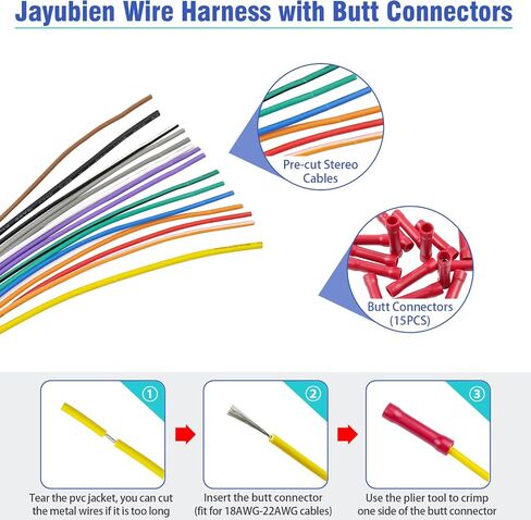 Radio Wiring Harness Female 10&6Pin Connector for Toyota 1986-2019 in Saudi Arabia