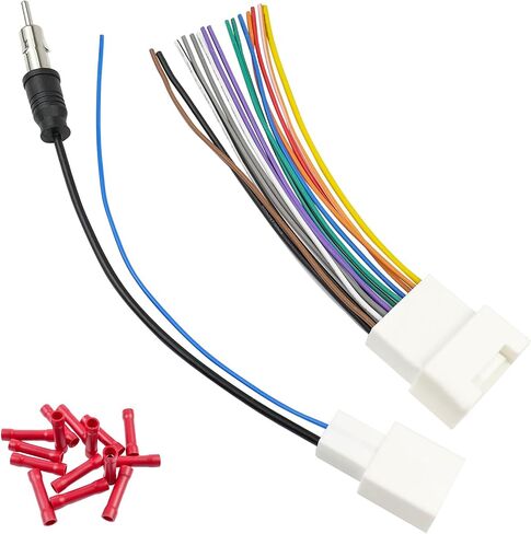 Radio Wiring Harness Female 10&6Pin Connector for Toyota 1986-2019 in Saudi Arabia