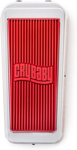 Dunlop CBJ95SW Cry Baby Junior Wah - Special Edition White - Bundle with Patch Cable, 6 Dunlop Picks, and ECB003 Power Supply in Saudi Arabia