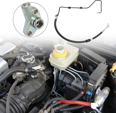 X AUTOHAUX No.53713-S87-A04 Power Steering Pressure Line Hose Assembly for Honda Accord EX LX 3.0L V6 - Gas 1998-2002 in Saudi Arabia