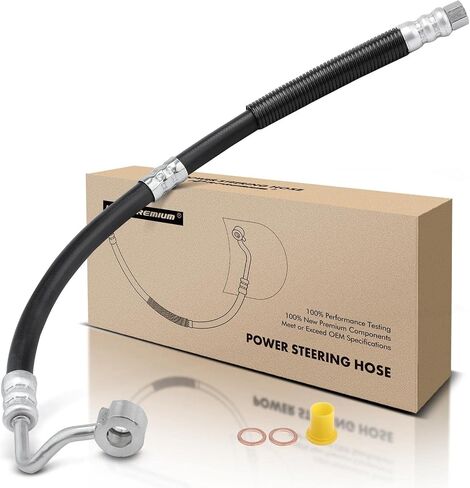 A-Premium Power Steering Hose Pressure Line Hose Assembly Compatible with Hyundai Santa Fe 2001 2002 2003 2004 2005 2006, 2.7L, From Pump in Saudi Arabia