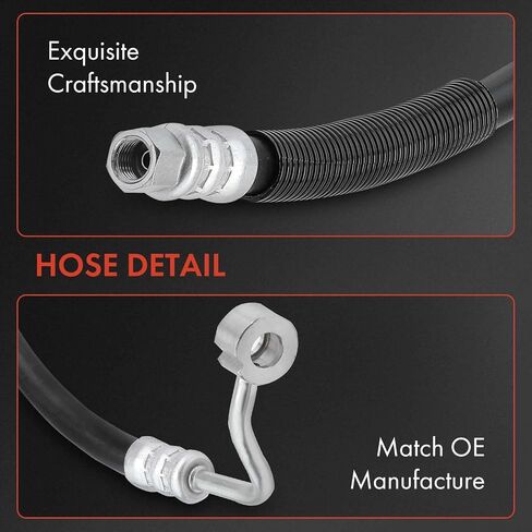 A-Premium Power Steering Hose Pressure Line Hose Assembly Compatible with Hyundai Santa Fe 2001 2002 2003 2004 2005 2006, 2.7L, From Pump in Saudi Arabia