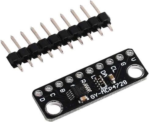 DIYmall MCP4728 12 بت I2C الرقمية إلى التناظرية محول DAC وحدة استشعار اندلاع GY-MCP4728 DAC مجلس التنمية لاردوينو in Saudi Arabia