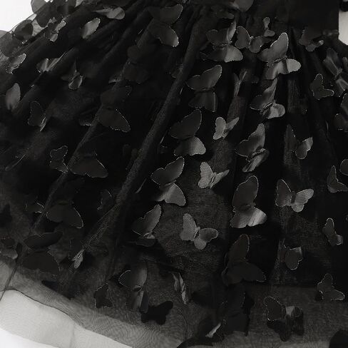 Baby Girl Butterfly Tutu Ruffle Sleeveless Dress 0-24 Months | Photograph Party Outfits Birthday Gift in Saudi Arabia