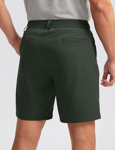Soothfeel Men's Golf Shorts with 5 Pockets 7 Inch Stretch Lightweight Quick Dry Hiking Casual Work Dress Shorts for Men in Kuwait