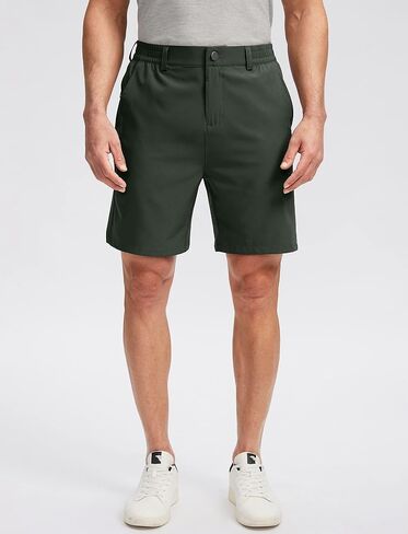 Soothfeel Men's Golf Shorts with 5 Pockets 7 Inch Stretch Lightweight Quick Dry Hiking Casual Work Dress Shorts for Men in Kuwait