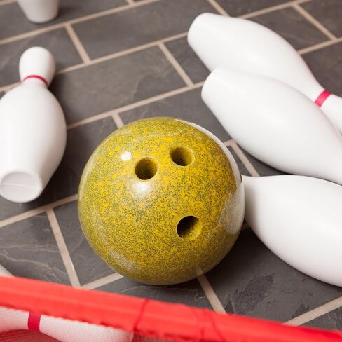 Champion Sports Plastic Bowling Ball: Rubberized Soft Ball for Training & Kids Games in Saudi Arabia