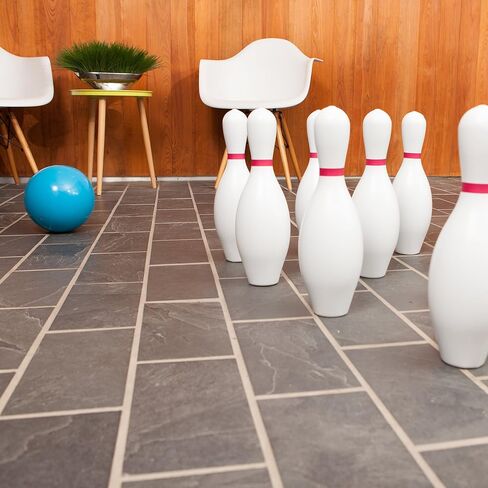 Champion Sports Plastic Bowling Ball: Rubberized Soft Ball for Training & Kids Games in Saudi Arabia