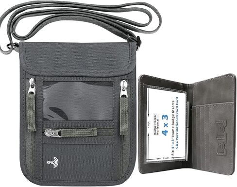 حزمة إكسسوارات السفر: مجموعة حامل جواز السفر وجواز السفر وحامل بطاقات اللقاح in Kuwait