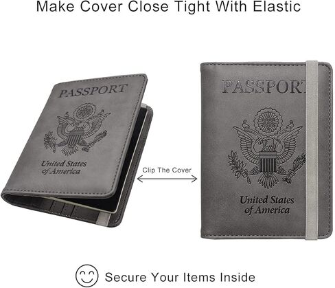 حزمة إكسسوارات السفر: مجموعة حامل جواز السفر وجواز السفر وحامل بطاقات اللقاح in Kuwait