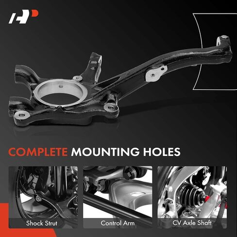 A-Premium Front Suspension Steering Knuckle Compatible with Toyota Tundra 2007-2015, Sequoia 2008-2015, Right Passenger Side, Replace # 432110C012 in Saudi Arabia