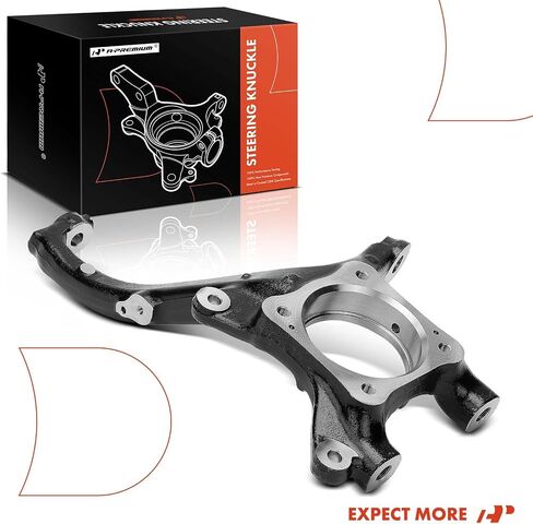 A-Premium Front Suspension Steering Knuckle Compatible with Toyota Tundra 2007-2015, Sequoia 2008-2015, Right Passenger Side, Replace # 432110C012 in Saudi Arabia