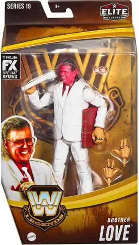 مجموعة WWE Elite Collection Brother Love Wrestling Action Figure Legends Mattel Series 19 HLP51 in Saudi Arabia