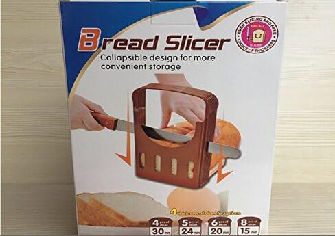قطاعة الخبز، قطاعة الخبز القابلة للتعديل، قطاعة الخبز المحمص، قطاعة الخبز المحمص، دليل قطع الخبز المحمص لأدوات خبز المطبخ المنزلية in Kuwait