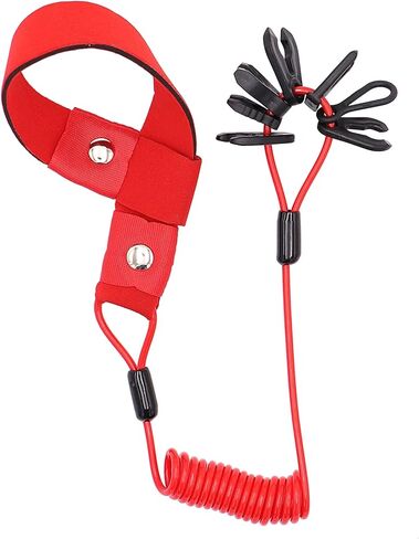 حبل أمان لمحرك القارب ذو 7 مفاتيح لإيقاف الطوارئ والقتل متوافق مع محرك ياماها ميركوري جونسون إيفينرود OMC هوندا سوزوكي توهاتسو الخارجي in Kuwait