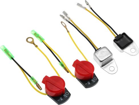 مفتاح إيقاف تشغيل المحرك لبطل بريداتور 212cc 420cc 301cc 196cc، ولهوندا Clones GX160 GX390 GX200 GX270 GX340 GX120 استبدال 36100-ZE1-015 36100-883-005 36100-ZH8-W41 in Kuwait