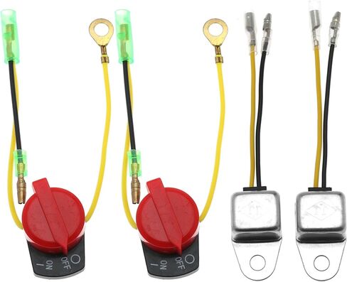 مفتاح إيقاف تشغيل المحرك لبطل بريداتور 212cc 420cc 301cc 196cc، ولهوندا Clones GX160 GX390 GX200 GX270 GX340 GX120 استبدال 36100-ZE1-015 36100-883-005 36100-ZH8-W41 in Kuwait