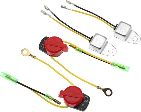 مفتاح إيقاف تشغيل المحرك لبطل بريداتور 212cc 420cc 301cc 196cc، ولهوندا Clones GX160 GX390 GX200 GX270 GX340 GX120 استبدال 36100-ZE1-015 36100-883-005 36100-ZH8-W41 in Kuwait