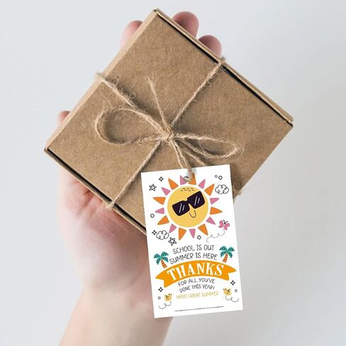 Summer Teacher Appreciation Gift Tags Sunshine Writing Thank You Tag,Thanks for All You've Done This Year Have Great Summer Tag,End of School Year Tags Gift Tags,Thank You Gift Tags for Teacher in Saudi Arabia