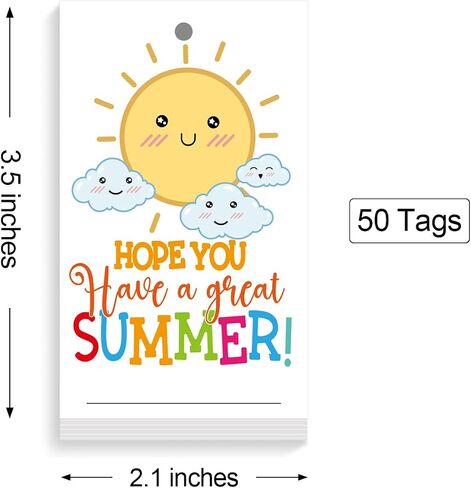 Summer Teacher Appreciation Gift Tags Sunshine Writing Thank You Tag,Thanks for All You've Done This Year Have Great Summer Tag,End of School Year Tags Gift Tags,Thank You Gift Tags for Teacher in Saudi Arabia