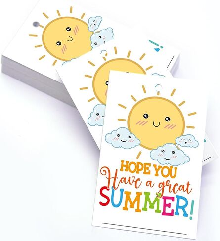 Summer Teacher Appreciation Gift Tags Sunshine Writing Thank You Tag,Thanks for All You've Done This Year Have Great Summer Tag,End of School Year Tags Gift Tags,Thank You Gift Tags for Teacher in Saudi Arabia