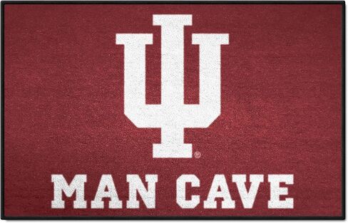 FANMATS 14552 Indiana University Nylon Universal Man Cave Starter Rug , 19"x30" in Saudi Arabia