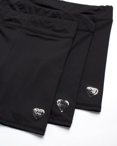 Body Glove Girls' Active Bike Shorts - 3 Pack Performance Under Dress Cartwheel Shorts: Dance Volleyball Yoga Shorts (7-12) in Saudi Arabia