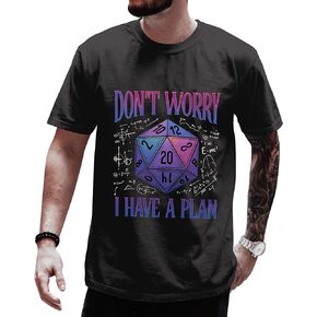 قميص Dont Worry I Have A Plan للرجال - قمصان ألعاب الطاولة - تي شيرت Dungeon Daddy - تي شيرت برسومات RPG in Kuwait