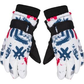 Kids Winter Thermal-Warm Windproof Ski-Gloves Outdoor Snowboarding Gloves for Skiing, Snow Hiking, Hunting in Kuwait