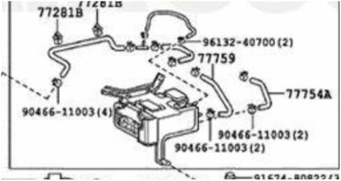 1 قطعة خزان الكربنة OEM 7774060500 77740-60500 in Saudi Arabia