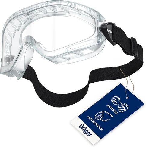 Dräger X-PECT 4200 Safety Goggles | مكافحة الخداع ومكافحة الخدش | 5pcs in Kuwait