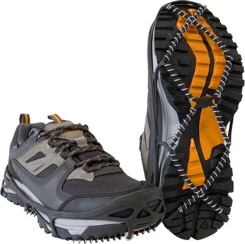 Traction Cleats - 360-Degree Grip on Ice Snow Grips Crampons Traction for Shoes and Boots for Walking Climbing Hiking Fishing Outdoor Running in Saudi Arabia