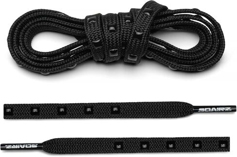 SQAIRZ Sta-Put Shoe Laces for Sneakers, Athletic Laces, Shoelaces Lock in Place, Shoe Strings for Sneakers in Saudi Arabia