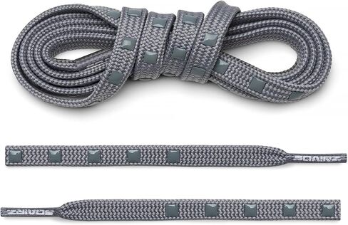 SQAIRZ Sta-Put Shoe Laces for Sneakers, Athletic Laces, Shoelaces Lock in Place, Shoe Strings for Sneakers in Saudi Arabia