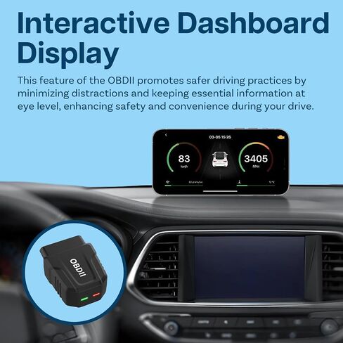 OBD2 Scanner Bluetooth 5.4 by MMOBIEL - Car Scanner for iPhone iOS & Android - Car Diagnostic Tool Wireless [2024 Version] - OBDII/EOBD Check Engine Light - Car Code Reader - Reset/Clear Error Code in Saudi Arabia