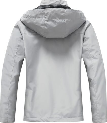 Women's Waterproof Rain Jacket Hooded Lightweight Rainoats Outdoor Hiking Jacket Travel Windbreaker in Saudi Arabia