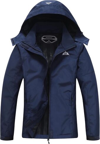 Women's Waterproof Rain Jacket Hooded Lightweight Rainoats Outdoor Hiking Jacket Travel Windbreaker in Saudi Arabia
