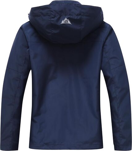 Women's Waterproof Rain Jacket Hooded Lightweight Rainoats Outdoor Hiking Jacket Travel Windbreaker in Saudi Arabia