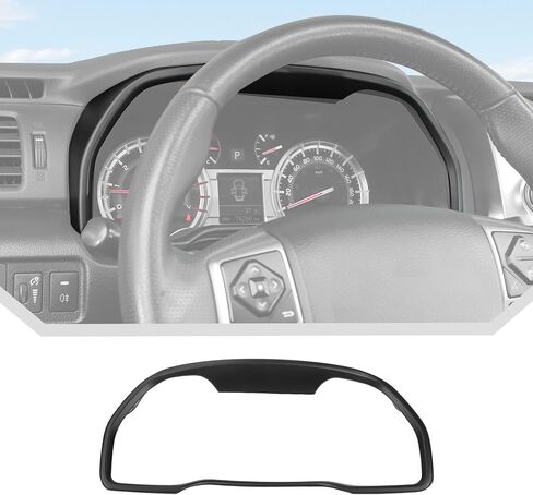 غطاء لوحة أجهزة لوحة القيادة JeCar إطار الكسوة الملحقات الداخلية لسيارة Toyota 4Runner 2010-2020 (أحمر) in Saudi Arabia