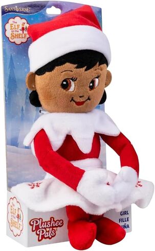 Elf on The Shelf: مجموعة Christmas Plushee Pals ذات البشرة الداكنة للأولاد والبنات ذات العيون البنية in Kuwait