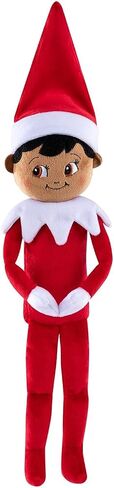 Elf on The Shelf: مجموعة Christmas Plushee Pals ذات البشرة الداكنة للأولاد والبنات ذات العيون البنية in Kuwait